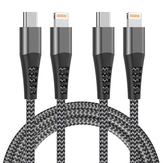 Yeonphom - Apple MFi Certified USB-C to Lightning Cable 1M 2-Pack