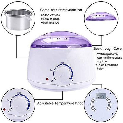 Vidhaham - Warmer Hot Wax Heater for Hard, Strip, and Paraffin Waxing