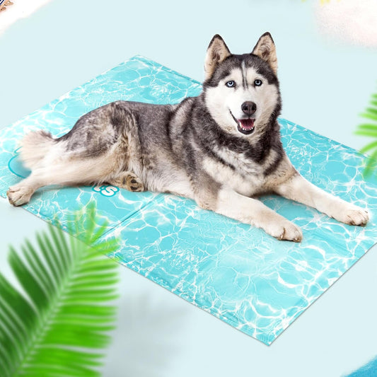 Mora Pets - Dog Cooling Mat Gel Pressure Activated Non-Toxic For Medium To Extra Large Pets