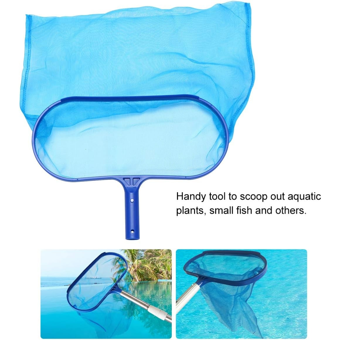 Besportble - Pool Salvage Net Fine Mesh Skimmer Cleaner Kit