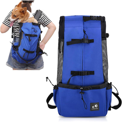 Petcute - Dog & Cat Hiking Backpack With Breathable Mesh For Pets Up To 16.5 Kg