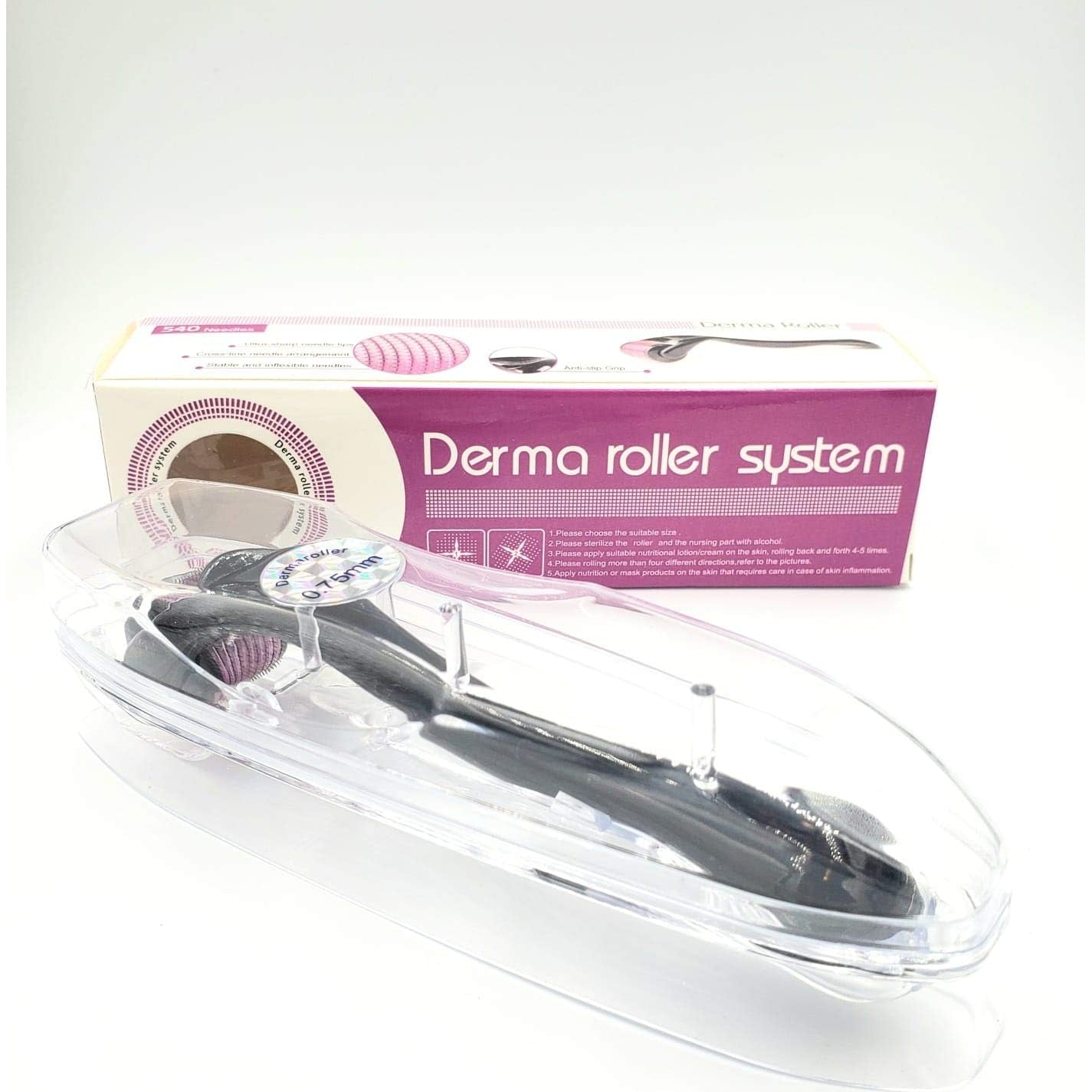 Derma Roller - 540 Microneedle Titanium Roller 0.25mm