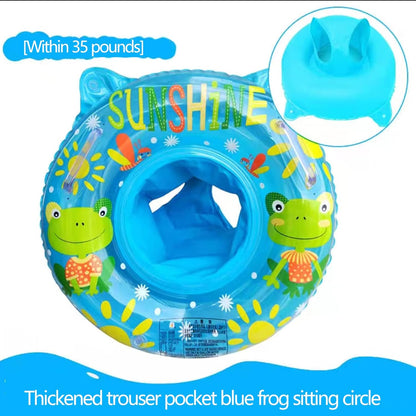 Poylkjgyt - Baby Inflatable Swimming Ring With Float Seat