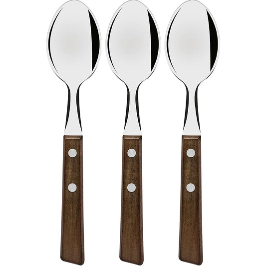 Tramontina - Traditional Heavy Duty Wood Table Spoon Set, 7.5 Inches, 3-Pack