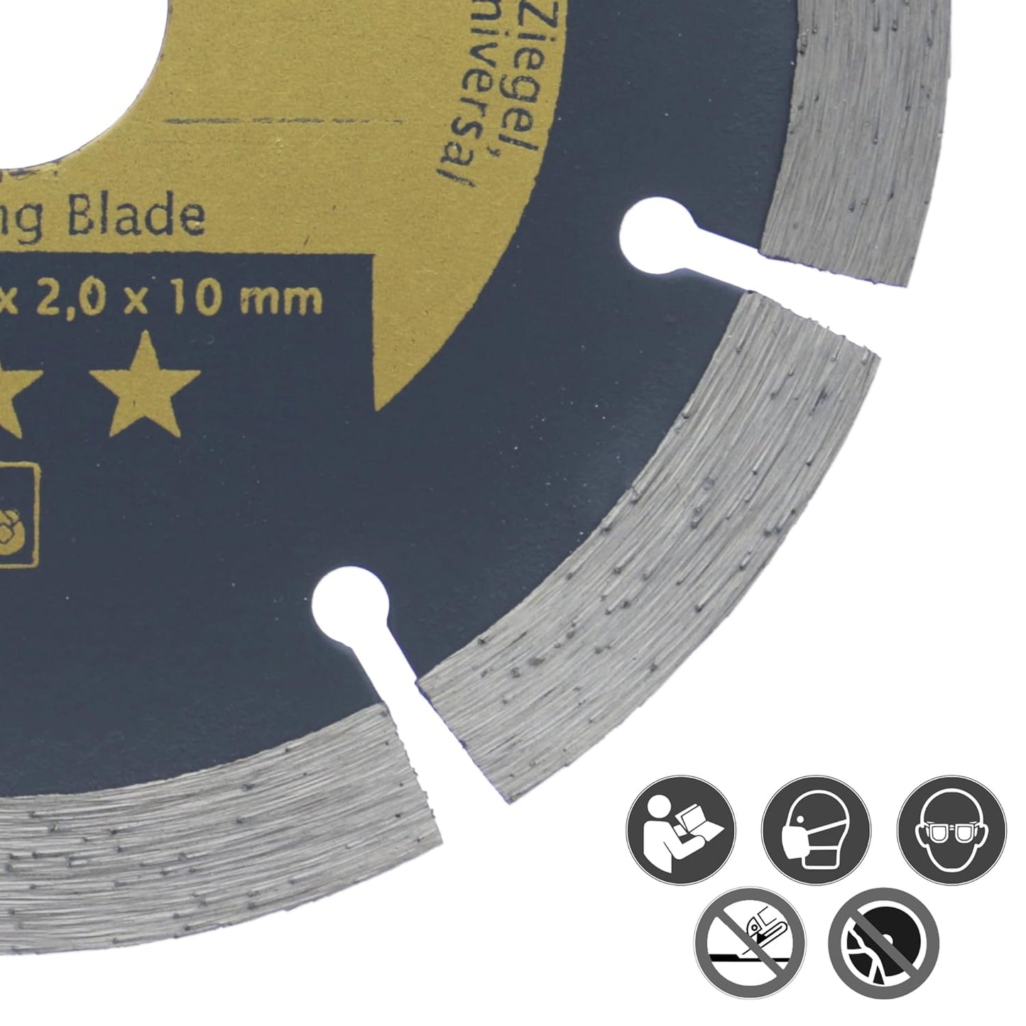 Prodiamant - Set Of 2 Universal Diamond Cutting Discs 125Mm For Concrete, Stone, Brick