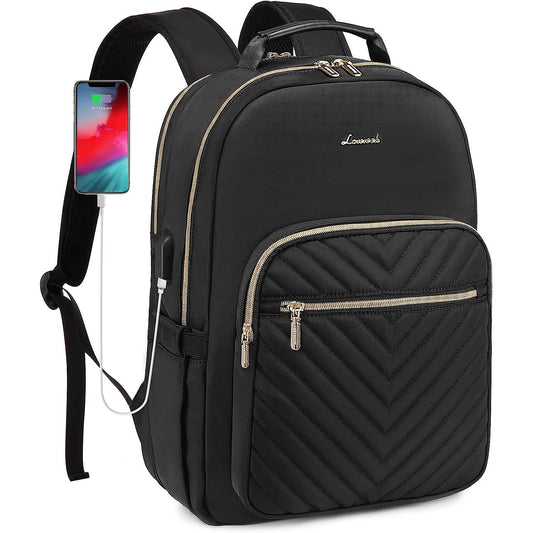 Lovevook - Laptop Backpack 15.6" With USB Charging Port