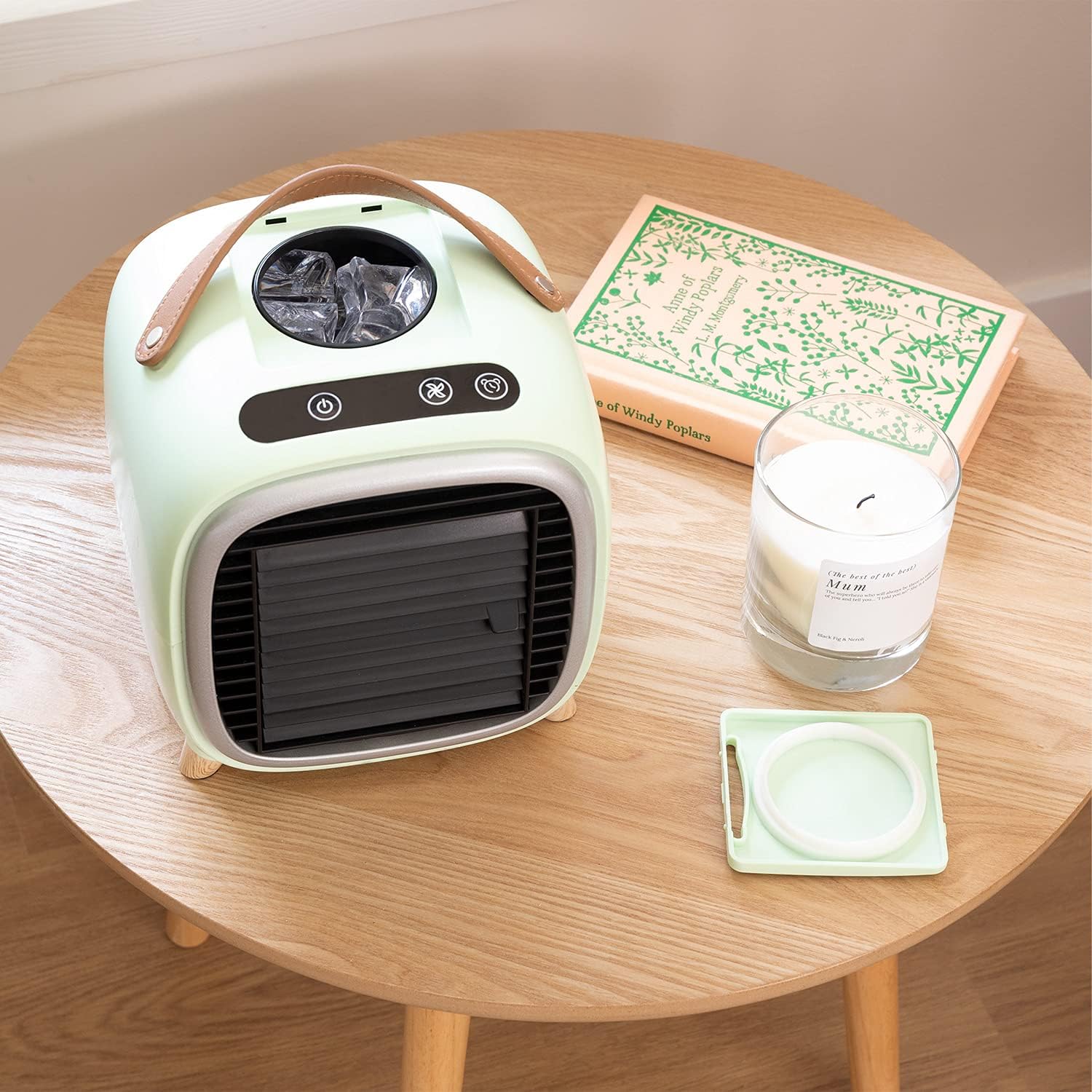 Create - Air Cooler Box Studio Portable Mini Air Conditioner, Humidifier, USB, 3 Speeds