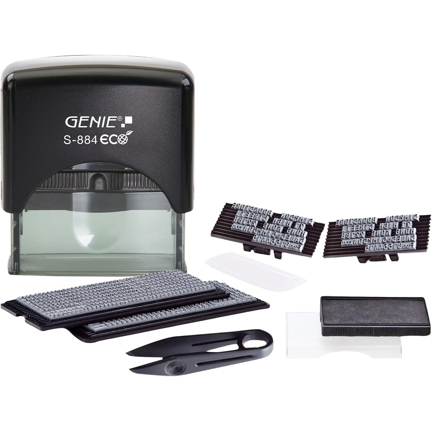 Go Europe Gmbh - Genie S-884 Eco Self-Inking Stamp Set