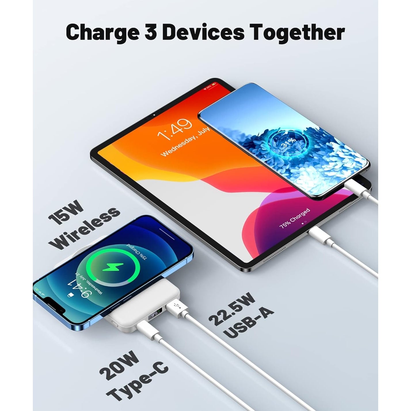 Shenzhen Zhilianxintong - Yiisonger Magnetic Wireless Portable Charger 10000mAh, 22.5W PD Fast Charging