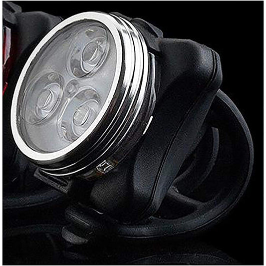 Stevo Approved - USB Rechargeable Bike Headlight & Taillight (Red/White)