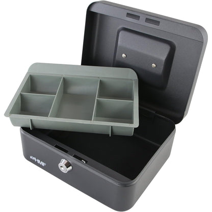 Hmf - Cash Box 20 x 16 x 9.5 cm, Black