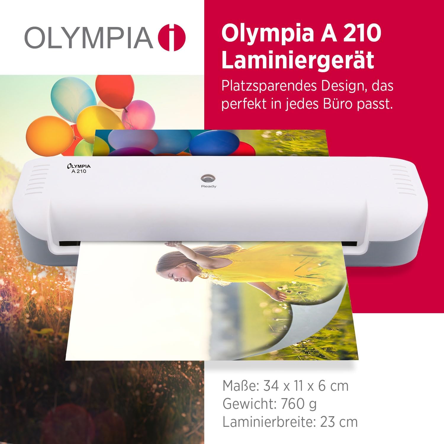 Go Europe Gmbh - Olympia High-Quality A4 Laminator With Overheating Protection