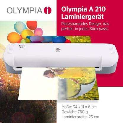 Go Europe Gmbh - Olympia High-Quality A4 Laminator With Overheating Protection