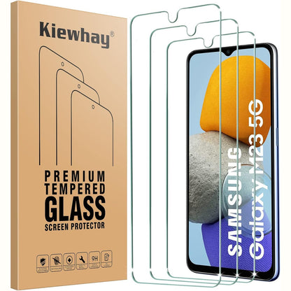 Booms-Tech - Tempered Glass Screen Protector for Samsung Galaxy A13/A23/M13/M23/M33 5G - 3 Pack