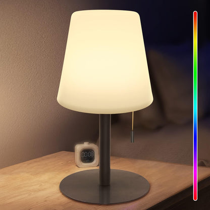 Ggoo - IP54 Wireless LED Table Lamp, 8 Colors, Rechargeable