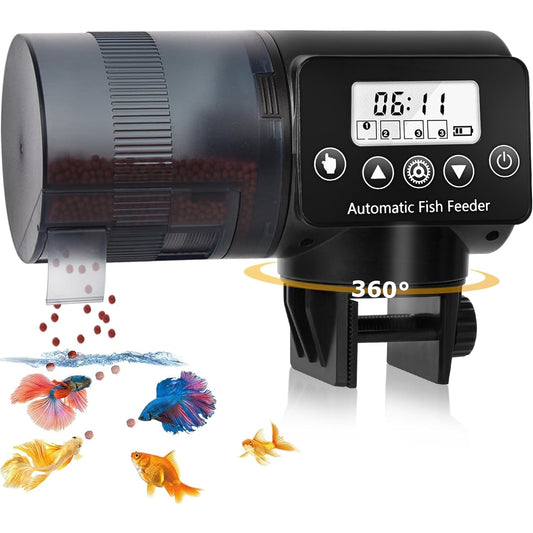 Aoyar - Automatic Fish Feeder: Programmable Auto Food Dispenser for Aquarium