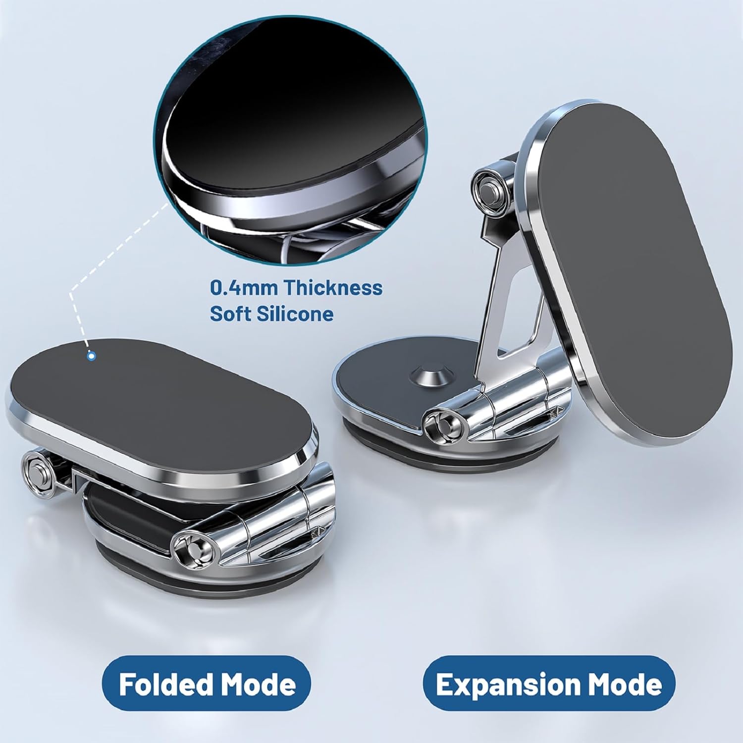 Chdfkkd - Magnetic Foldable Car Phone Holder With 900Â° Rotation