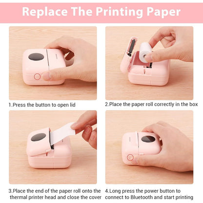 Gukkk - Mini Portable Wireless Thermal Photo Printer