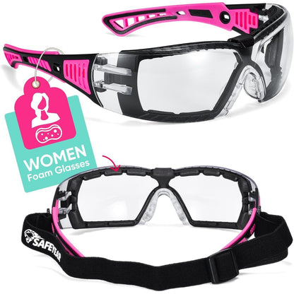 Safeyear - Women's Anti-Fog Safety Goggles With HD Anti-Scratch Lenses