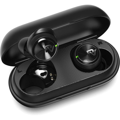 Palovue - Wireless Earbuds With Bluetooth 5.3, Built-In Mic, Deep Bass, Compact Case