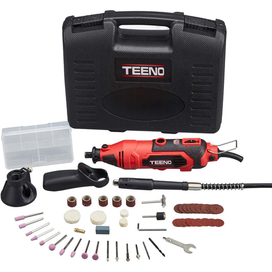 Teeno - Multi Tool Rotary With 80 Accessories, Variable Speed Mini Drill