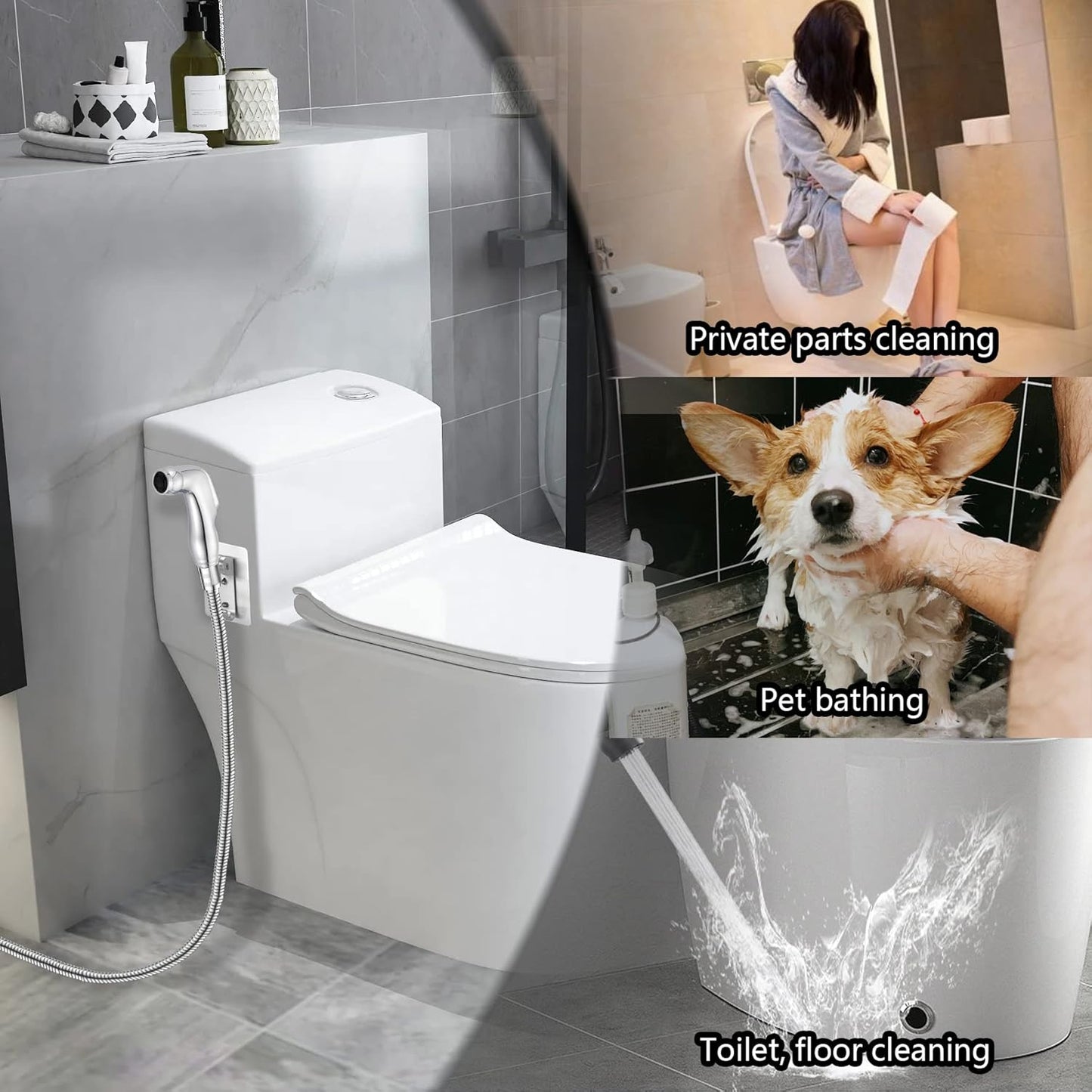 Stoat - Practical Shower Head Set for Bathroom & Kitchen Sinks