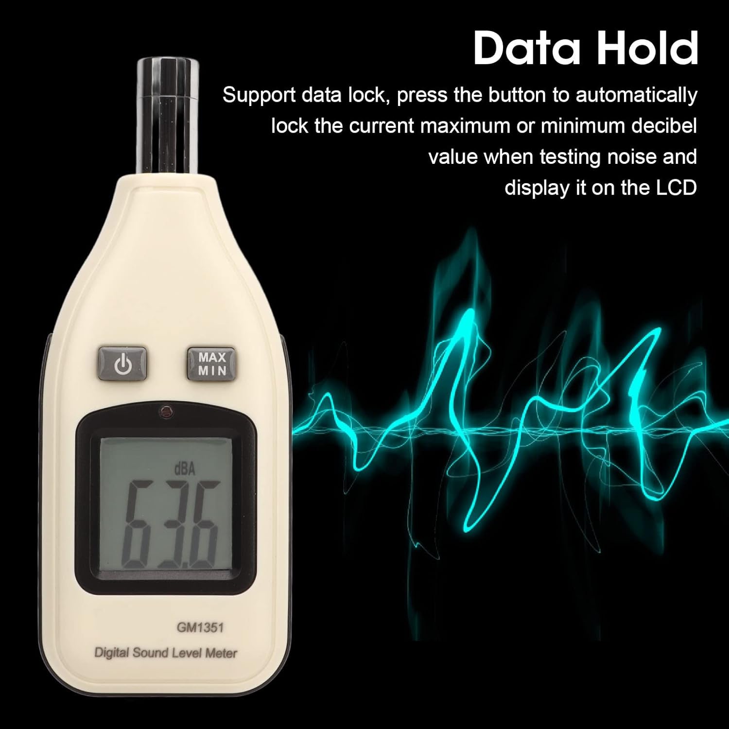 Huairdum - Digital Noise Decibel Meter ±1.5Db Accuracy 30-130Dba