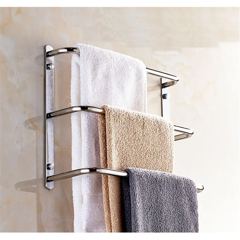 Bfduabdhhbfae - Multi Layer Stainless Steel Bathroom Towel Rack