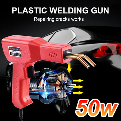 Vanwoke - 50W Hot Stapler Plastic Welding Machine Car Bumper Repair Kit