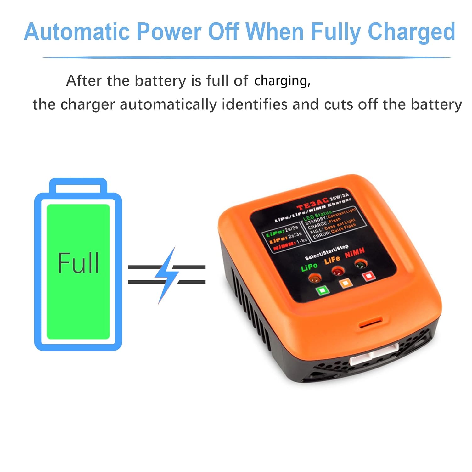 Hd - Lipo Balance Charger With Power Supply For Lipo/Life/Nimh Batteries