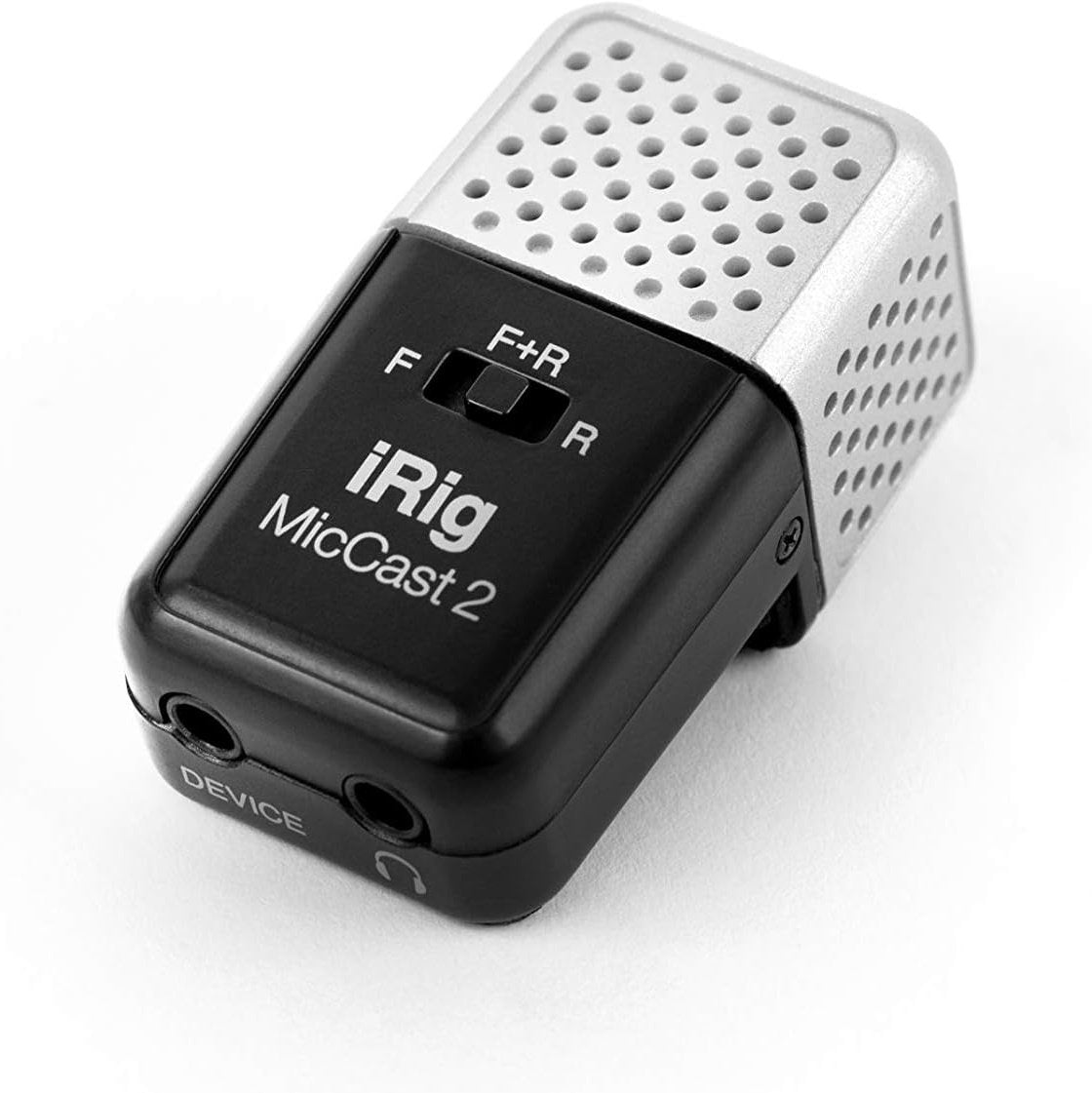 Ik Multimedia - iRig Mic Cast 2 Mini Vocal Microphone for Podcast, Video, Streaming