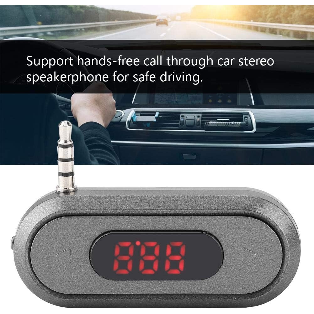 Ashata - 3.5mm Audio FM Transmitter with 300mAh Battery