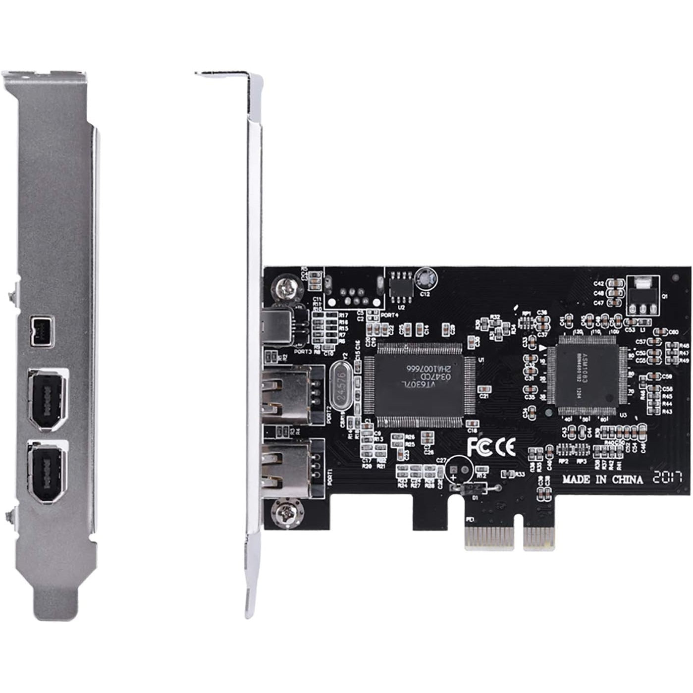 Goshyda - Pcie Firewire Card, Ieee 1394 Pci Express Controller, 3 Ports