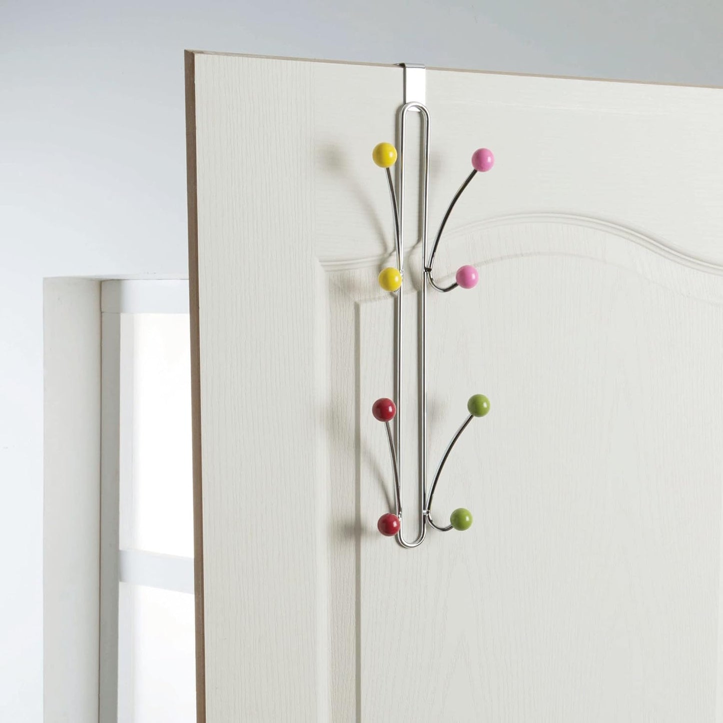 Compactor Berlingo - Vertical Door Hanger With Wooden Balls, Multicoloured