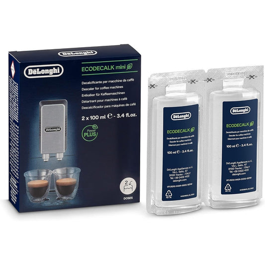 Delonghi - Ecodecalk Mini Coffee Machine Descaler 2 x 100ml