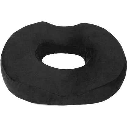 Lexia - Donut Pillow Seat Cushion Orthopedic Design For Pain Relief (Black)