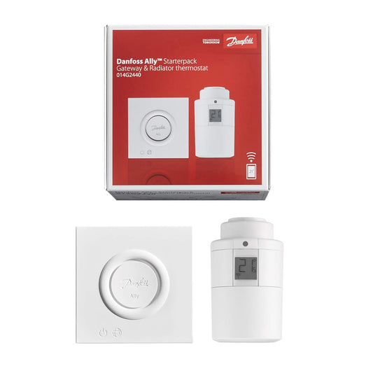 Danfoss - Ally Starter Pack: Gateway & Radiator Thermostat, White