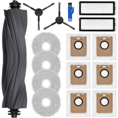 Dreame - L20 Ultra Complete Zubehörset: 4 Mopp Pads, 6 Staubbeutel, 1 Hauptbürste, 2 Filter, 2 Seitenbürsten