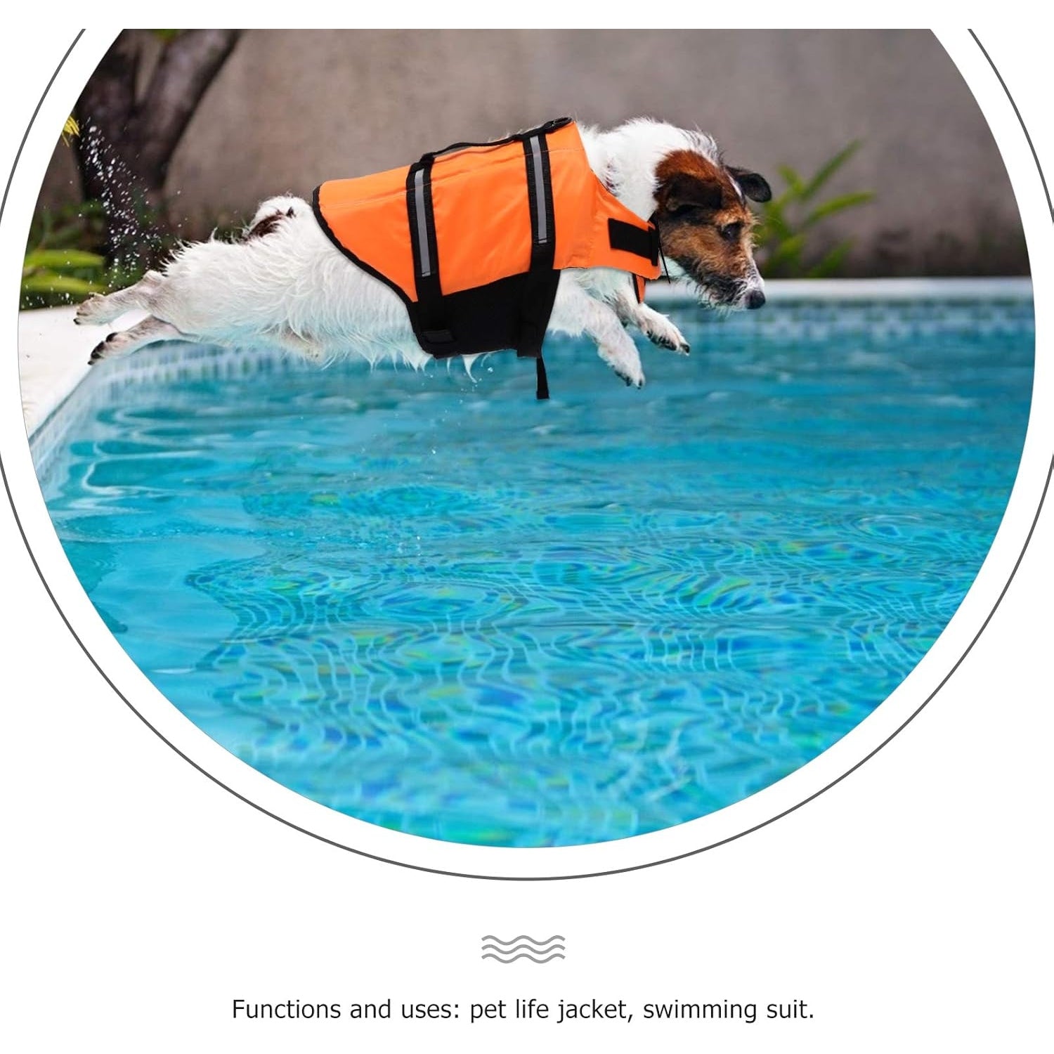 Iplusmile - Dog Swimming Vest Oxford Cloth For Large And Small Dogs