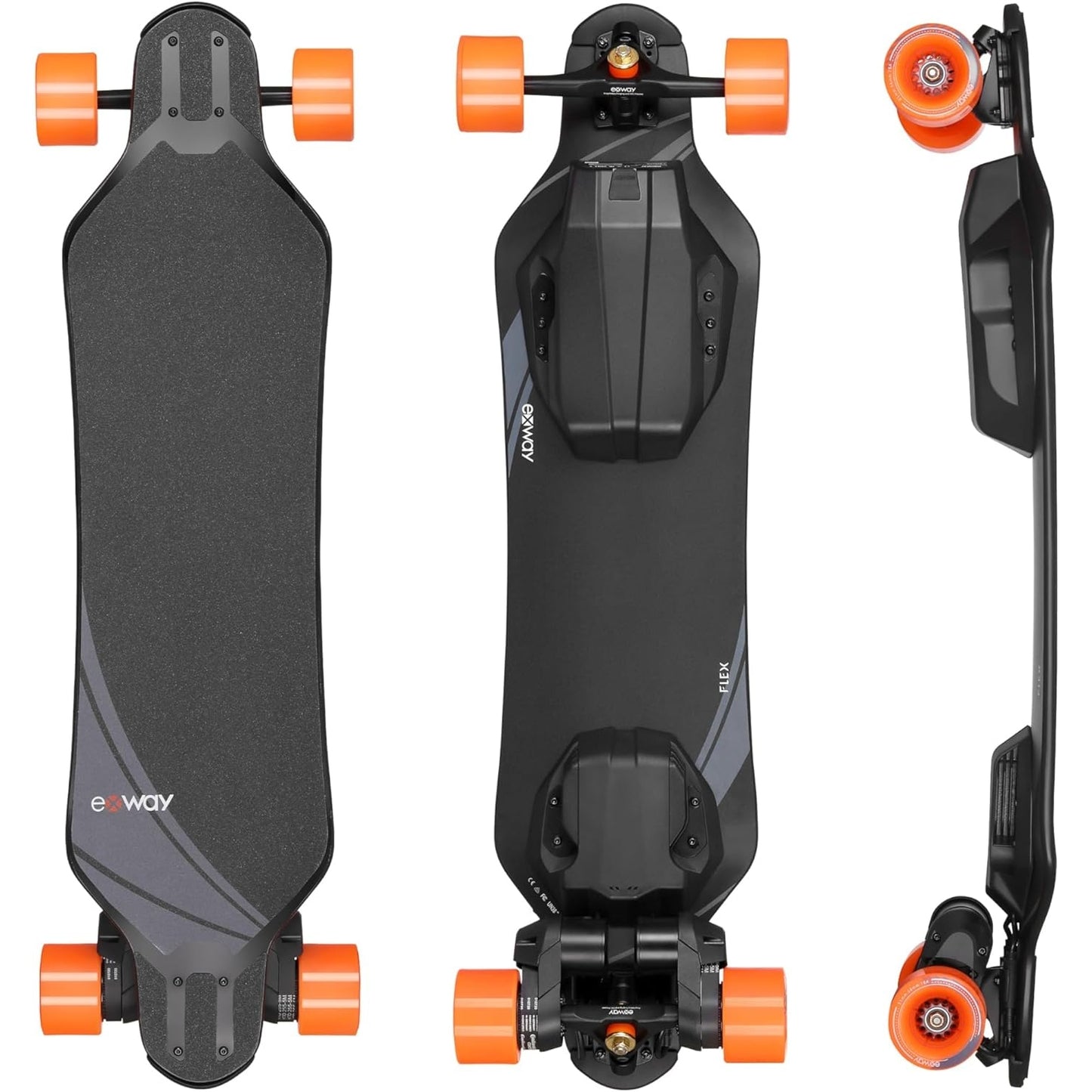 Exway - Flex Belt Electric Skateboard, 25 Mph, 17 Miles Range, IP55 Waterproof