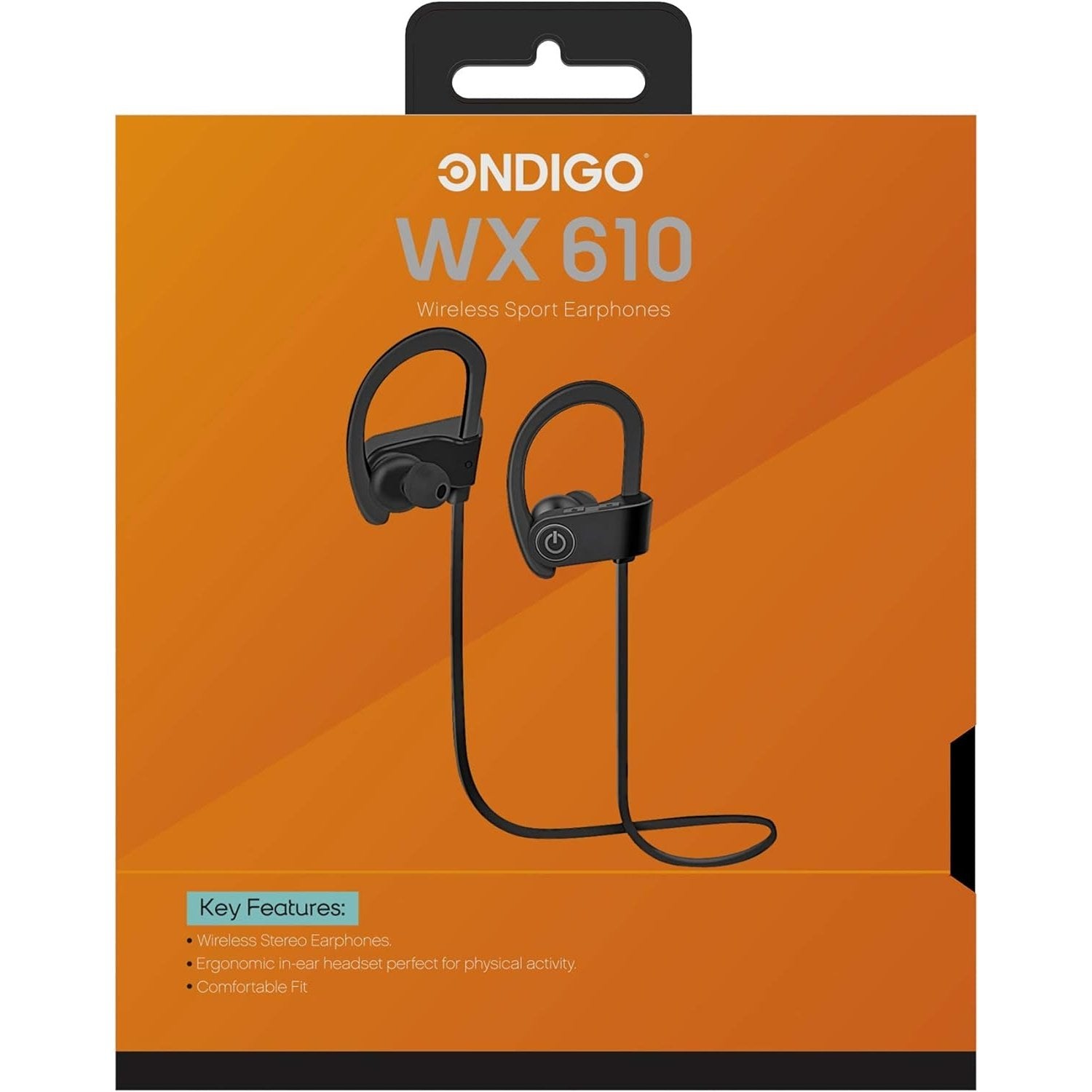 Ondigo - Wx610 Wireless Bluetooth Headphones With Microphone - Silver/Black