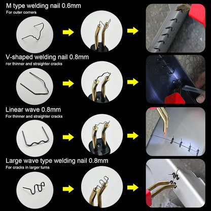Vanwoke - 50W Hot Stapler Plastic Welding Machine Car Bumper Repair Kit