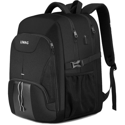 Liwag - Extra Large 50L Water Resistant Travel Laptop Backpack With USB Port