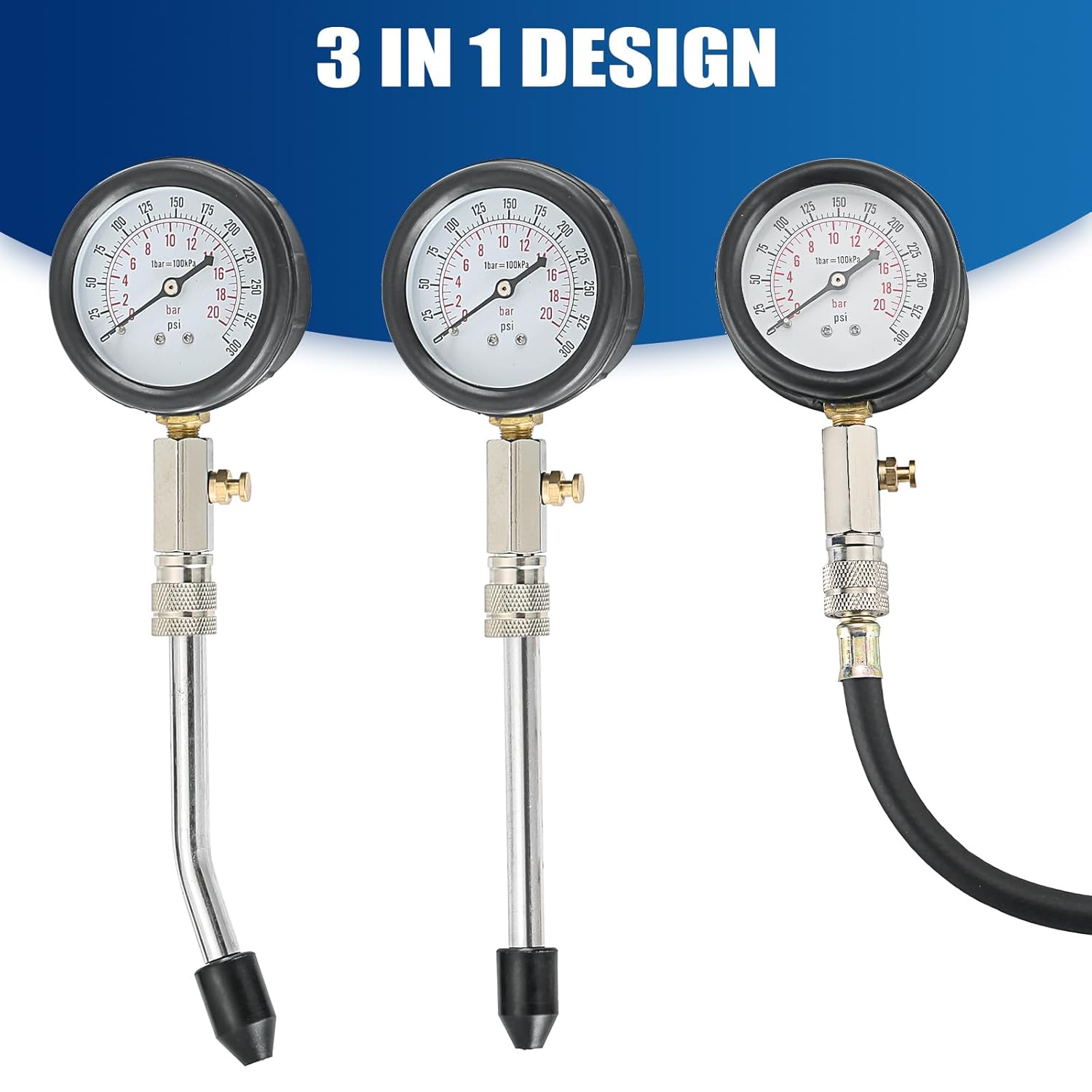 Atp Technic - Compression Tester Kit for Petrol Engines