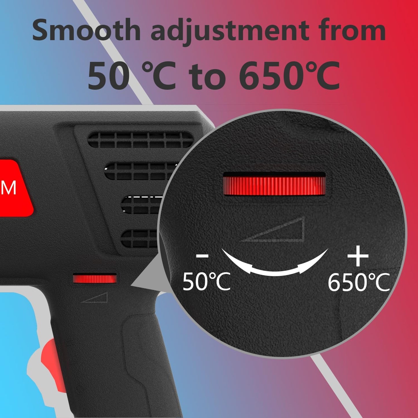 Aiunaom - 2000W Heat Gun With Adjustable Temperature And Overload Protection