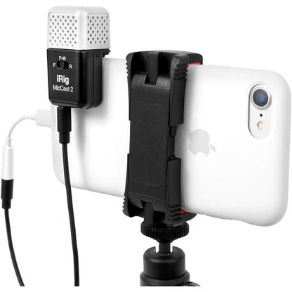 Ik Multimedia - iRig Mic Cast 2 Mini Vocal Microphone for Podcast, Video, Streaming