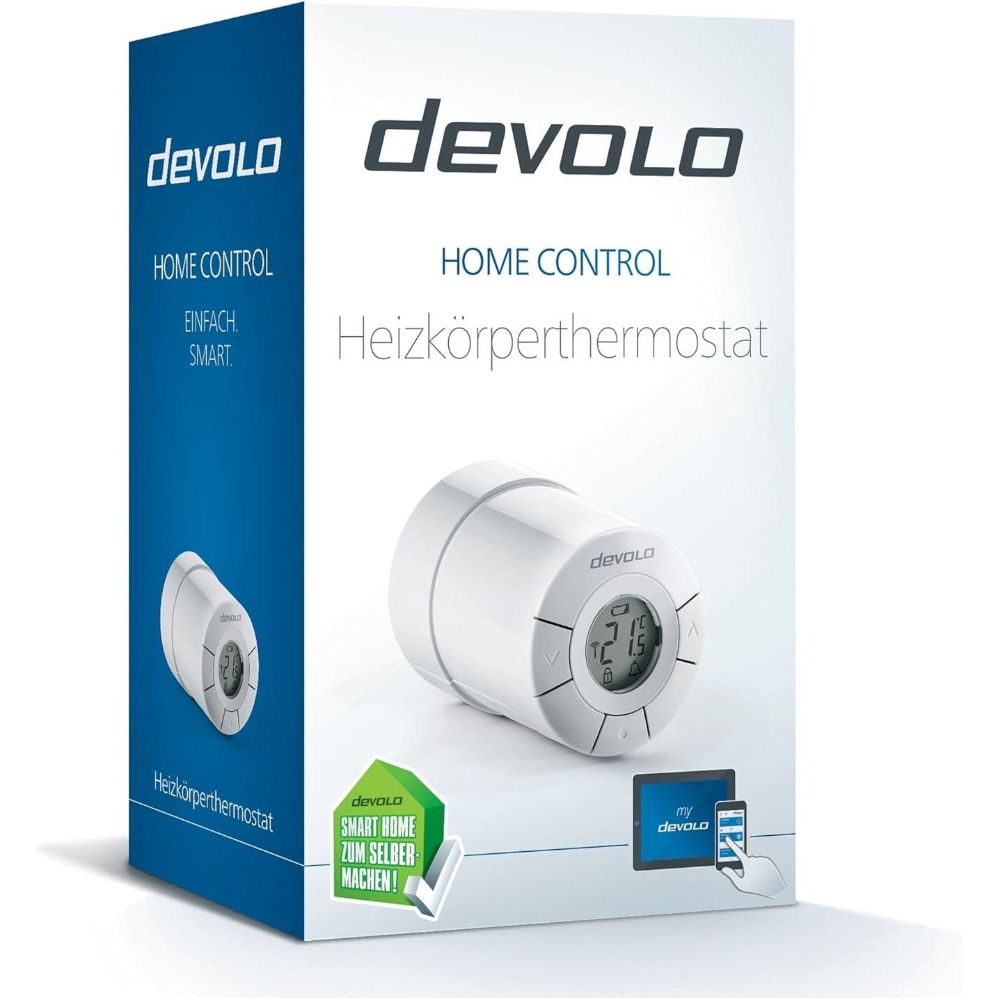 Devolo - Smart Home Control Thermostat, Z-Wave, White