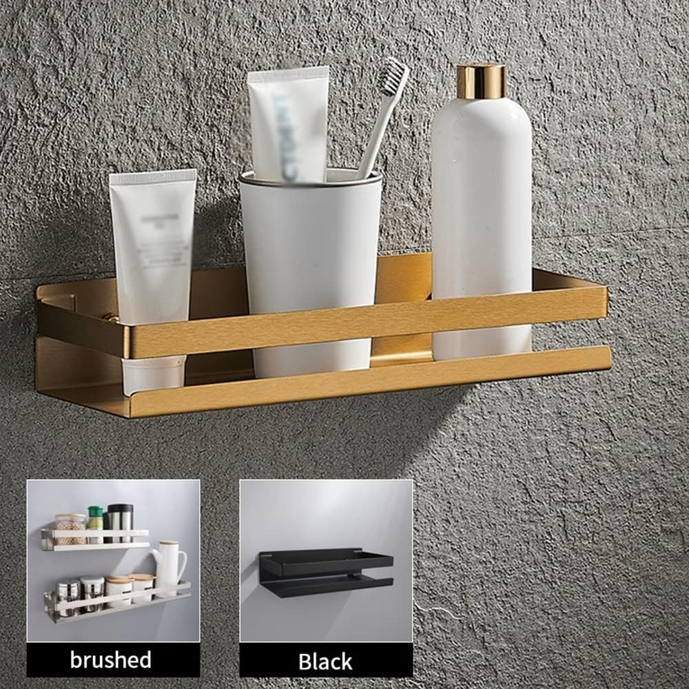 Bahels - Matte Gold Black White Aluminum Shower Caddy Bathroom Organizer