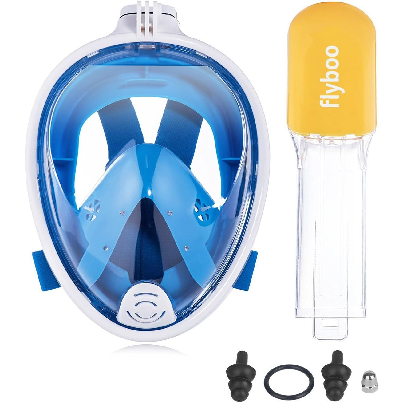 Flyboo - 180Â° Full Face Snorkeling Mask With Anti-Fog & Anti-Leak Technology