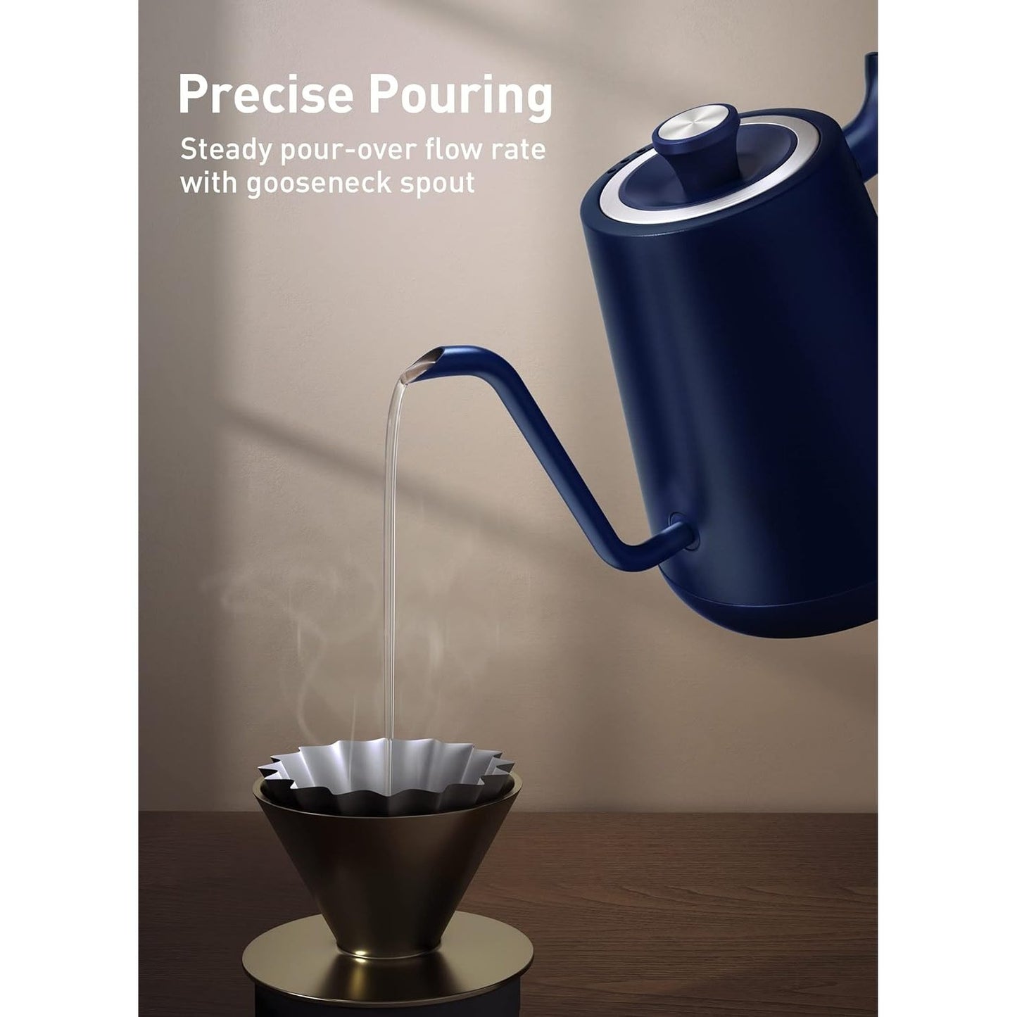 Cosori - Electric Gooseneck Kettle With Variable Temperature Control, 0.8L